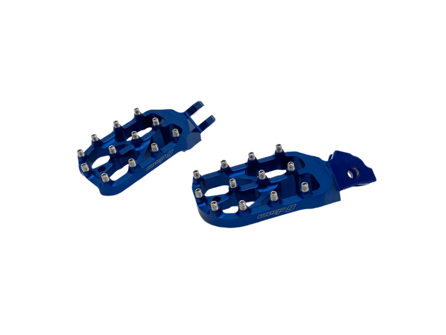 War 9 Elite Foot Pegs - Blue