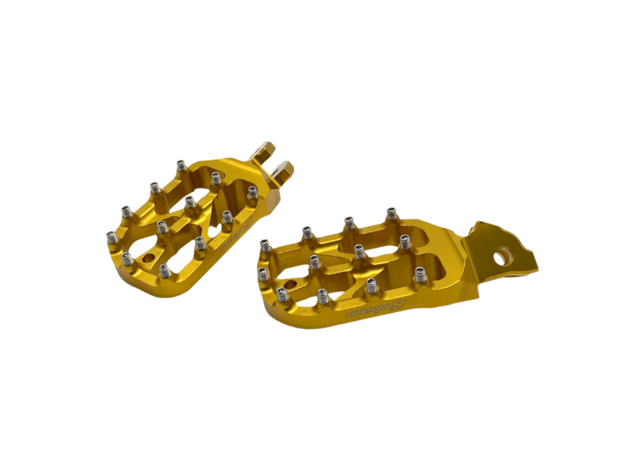 War 9 Elite Foot Pegs - Gold